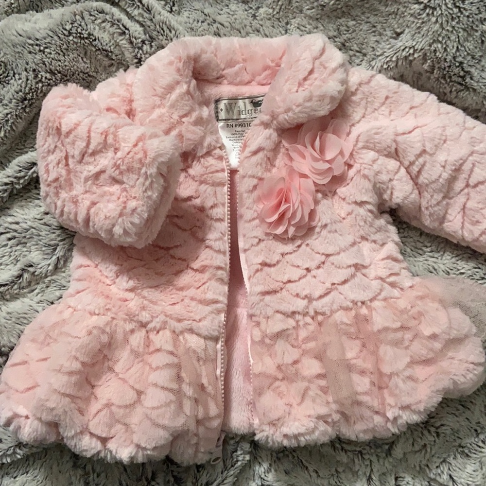 Adorable pink coat
